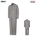 Gray - Red Kap Zip Front 100% Cotton Coverall #CC18GY