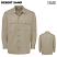 Khaki - Dickies Men's Long Sleeve Work Shirt #5574KH