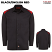 Black/English Red - Dickies Men's Long Sleeve Performance Shop Shirt #6605BR