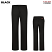 Black - Dickies Women's Flat Front Stretch Twill Pants #FP12BK