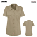 Khaki - Dickies Women's Short Sleeve Work Shirt #FS57KH