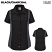 Black/Charcoal - Dickies Women's Short Sleeve Industrial Color Block Shirt #L24SBC