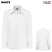 White - Dickies FL254 Women's Oxford Shirt - Long Sleeve Stretch #L254WH