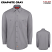Graphite Gray - Dickies Men's Long Sleeve Industrial Work Shirt #L535GG