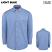Light Blue - Dickies Men's Long Sleeve Industrial Work Shirt #L535LW