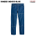 Rinsed Indigo Blue - Dickies Men's Industrial Double Knee Workhorse Jeans #LD20RNB