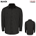 Black - Dickies Men's Industrial WorkTech Long Sleeve Ventilated Performance Shirt #LL51BK