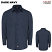 Dark Navy - Dickies Men's Industrial WorkTech Long Sleeve Ventilated Performance Shirt #LL51DN