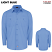 Light Blue - Dickies Men's Industrial WorkTech Long Sleeve Ventilated Performance Shirt #LL51LW