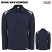 Dark Navy/Smoke - Dickies LL606 Men's Polo Shirt - Team Performance Long Sleeve #LL66NS
