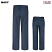 Navy - Dickies Men's Industrial Flat Front Comfort Waist Pants #LP17NV