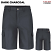 Dark Charcoal - Dickies 11 Inch Regular Fit Industrial Cargo Shorts #LR00DC