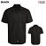 Black - Dickies Men's Industrial WorkTech Short Sleeve Ventilated Performance Shirt #LS51BK
