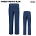 Rinsed Indigo Blue - Dickies Men's Industrial Carpenter Jeans #LU20RB