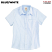 Blue/White - Dickies Women's Short Sleeve Stretch Oxford Shirt #S254BS
