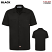 Black - Dickies Men's Short Sleeve Industrial Cotton Work Shirt #S307BK