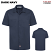 Navy - Dickies Men's Short Sleeve Industrial Cotton Work Shirt #S307NV