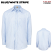 Blue/White Stripe - Dickies Long Sleeve Button-Down Oxford Shirt #SSS36B