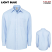 Light Blue - Dickies Men's Long Sleeve Button-Down Oxford Shirt #SSS36L