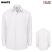 White - Dickies Men's Long Sleeve Button-Down Oxford Shirt #SSS36W