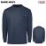 Dark Navy - Dickies Men's Long Sleeve Heavyweight Crew Neck #WL50DN