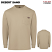 Desert Sand - Dickies Men's Long Sleeve Heavyweight Crew Neck #WL50DS