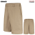 Khaki - Red Kap Men's Cellphone Pocket Short #PT4CKH