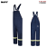 Navy - Bulwark Deluxe Insulated Bib Overall with Reflective Striping # BLCTNV