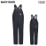 Navy - Bulwark Men's Excel-FR ComforTouch Duck Unlined Bib Overall #BLF8NV