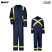 Navy - Bulwark CECT Men's Classic Coverall - Flame Resistant Reflective Trim #CECTNV