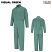 Visual Green - Bulwark ExcelFR Gripper Front Coveralls #CEW2VG