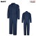 Navy - Bulwark CLD6 - Men's Comfortouch Deluxe Coverall - Lightweight Excel Flame Resistant #CLD6NV