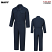 Navy - Bulwark Men's Cool Touch 2 7oz. Deluxe Coverall #CMD6NV