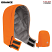 Orange - Bulwark Men's Excel-FR ComforTouch Universal Fit Snap-On Insulated Hood #HLH2OR