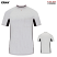 Gray - Bulwark MPS4 Men's Base Layer Shirt - Flame Resistant Short Sleeve with Chest Pocket #MPS4GY
