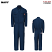 Navy - Bulwark QC22 - Men's iQ Series Mobility Coverall - Midweight #QC22NV