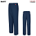 Navy - Bulwark QP10 Men's Work Pants - iQ Series Endurance Collection #QP10NV