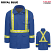 Royal Blue - Bulwark Parka with CSA Compliant Reflective Striping HRC4 #JLPCRB