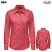 Red - Bulwark QS27 Women's IQ Series Comfort Woven Long Sleeve Shirt - Midweight Snap-front #QS27RD