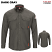 Dark Gray - Bulwark QS50DI Men's IQ Series Comfort Woven Shirt - Lightweight with Insect Shield #QS50DI