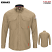 Khaki - Bulwark QS52 Men's IQ Series Comfort Woven Shirt - Lightweight with Insect Shield #QS52KI