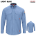 Light Blue - Bulwark QS52 Men's IQ Series Comfort Woven Shirt - Lightweight with Insect Shield #QS52BI