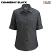Chambray Black - Edwards Women's Chambray Roll-Up Long Sleeve Shirt # 5298-976