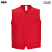 Red - Edwards Unisex Apron Vest with Waist Pocket # 4106-012