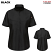 Black - Red Kap SX45 Women's Short Sleeve Work Shirt - Performance Pro with OilBlok + MIMIX #SX45BK