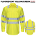 Fluorescent Yellow/Green - Red Kap SY14 Men's Work Shirt - Hi-Visibility Long Sleeve Ripstop Type R, Class 3 #SY14AB