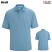 Blue - Edwards 1576 Men's Dry Mesh High Performance Short Sleeve Polo #1576-001