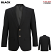 Black - Edwards 3505 Men's Essential Hopsack Washable Blazer #3505-010