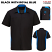 Black / Royal Blue - Red Kap SY42VW Men's Volkswagen Short Sleeve Technician Shirt - Mobile Service OilBlok Technology #SY42VW