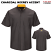 Charcoal with Grey Accent - Red Kap SY24CV Men's Chevrolet Short Sleeve Technician Shirt #SY24CV